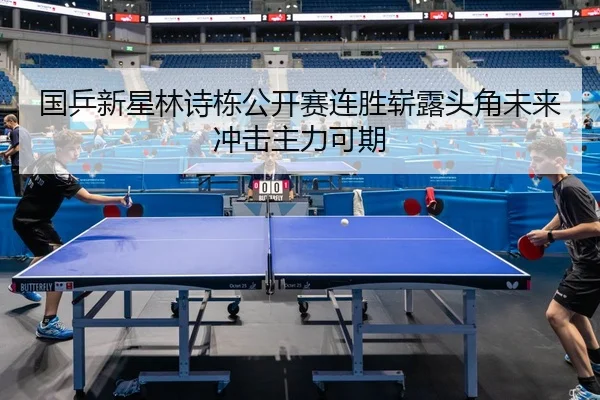 国乒新星林诗栋公开赛连胜崭露头角未来冲击主力可期